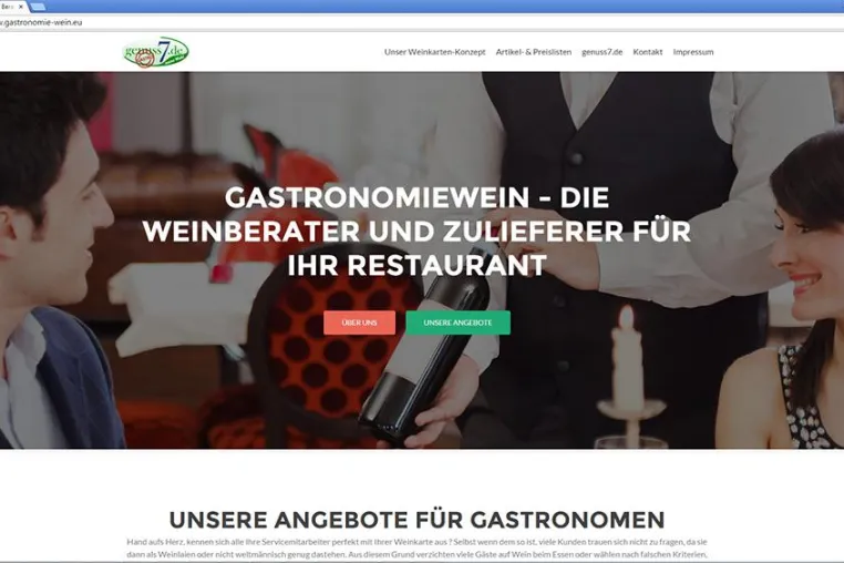 Gastronomie Portal von genuss7.de ist Online Bild: Gastronomie Portal von genuss7.de ist Online