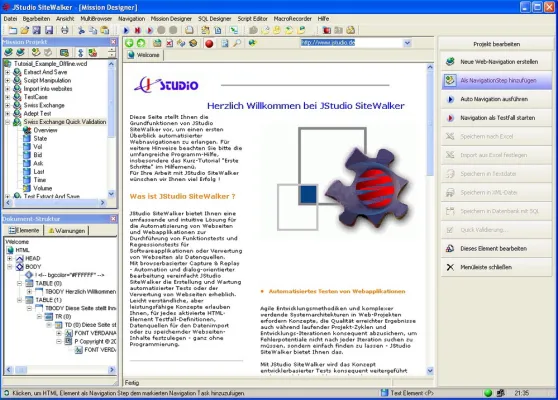 Bild: JStudio SiteWalker 2.5: eBusiness-Anwendungen professionell testen