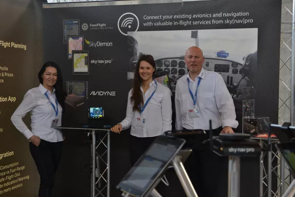 Bild: sky[nav]pro™ mit Überraschung auf der AERO: Neue Schnittstelle zu SkyDemon, Foreflight und Avidyne