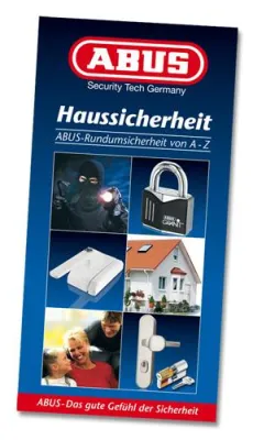 Haussicherheit von A bis Z – Neue Beratungsbroschüre von ABUS Bild: Haussicherheit von A bis Z – Neue Beratungsbroschüre von ABUS