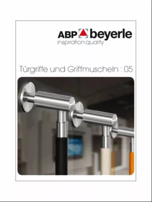 Bild: Neuer Katalog von ABP-Beyerle „Türgriffe und Griffmuscheln 05“