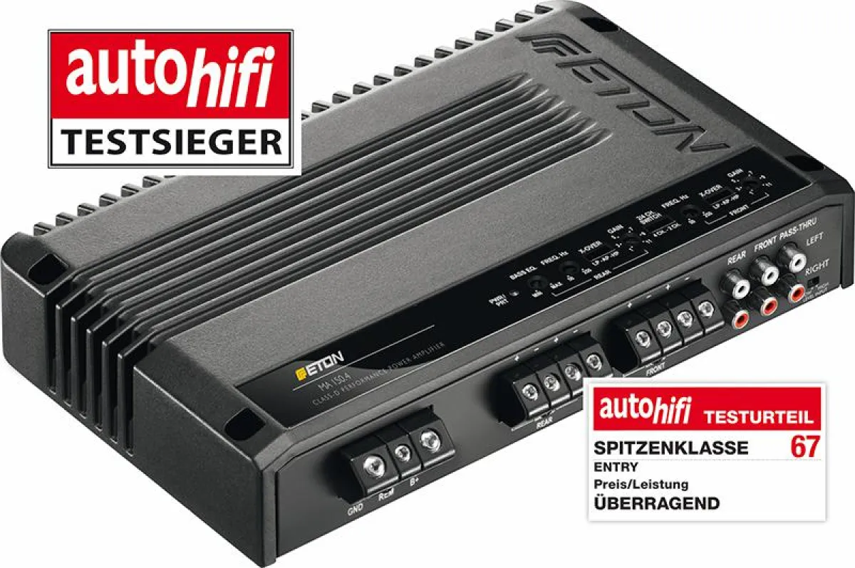 Mehrfach ausgezeichnet: Eton Endstufe MA 150.4