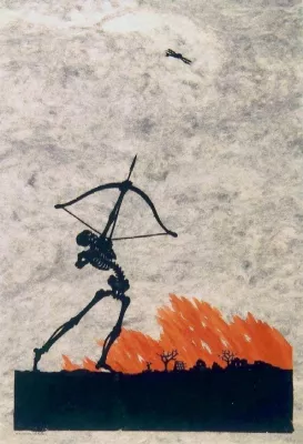 Bild: Scherenschnitte und Druckgraphik von Melchior Grossek - Neue Ausstellung im Oberschlesischen Landesmuseum