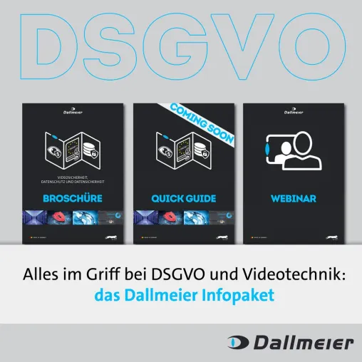 Dallmeier stellt Infopaket für DSGVO-konforme Videosicherheitstechnik zur Verfügung Bild: Dallmeier stellt Infopaket für DSGVO-konforme Videosicherheitstechnik zur Verfügung