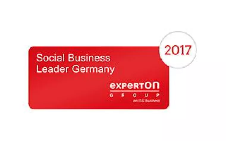 Bild: GIS als Social Business Leader in der Kategorie Social Transformation ausgezeichnet