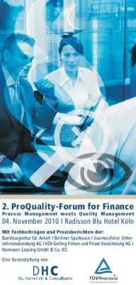 Bild: 2. ProQuality-Forum for Finance, 4. November 2010, Radisson Blu Hotel Köln