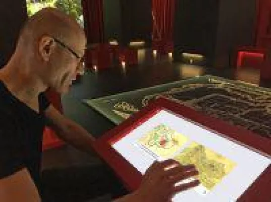 Bild: Moderne Medienstationen von Haase & Martin in der Sonderausstellung "Die Stadtmauer von Nanjing"