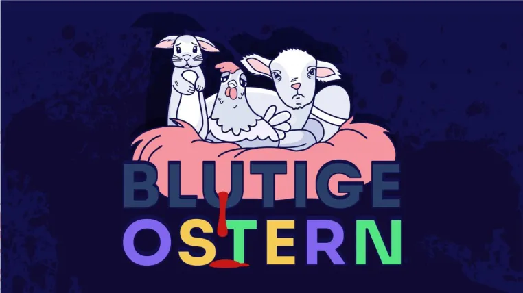 Bild: Deutsches Tierschutzbüro startet Online Kampagne "Blutige Ostern" - Tiere leiden zum Familienfest
