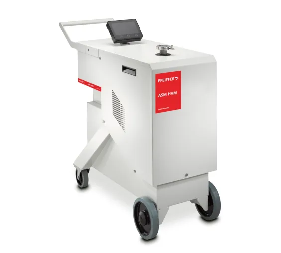 Bild: Pfeiffer Vacuum+Fab Solutions präsentiert den neuen mobilen Lecksucher ASM HVM