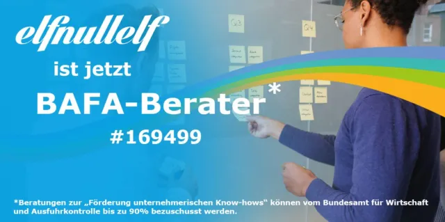 elfnullelf ist jetzt bei der BAFA gelistet #169499 Bild: elfnullelf ist jetzt bei der BAFA gelistet #169499