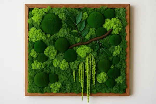 Bild: Kreativ mit Natur: Moosbilder selber machen – Workshop in der Titus Schwan Kunstschule Solingen