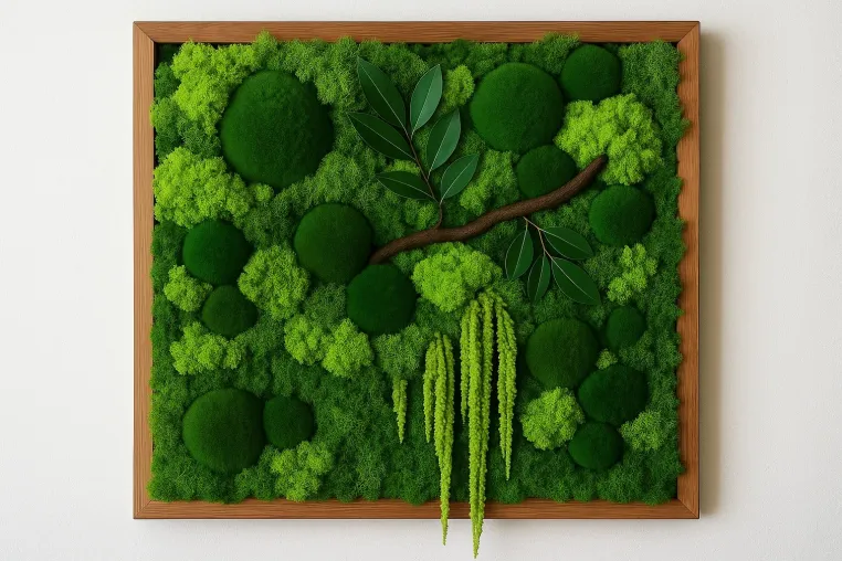 Bild: Kreativ mit Natur: Moosbilder selber machen – Workshop in der Titus Schwan Kunstschule Solingen