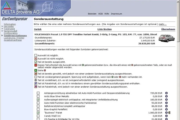Bild: Delta proveris lädt zur CeBIT – Fahrzeugkonfigurator vorgeführt