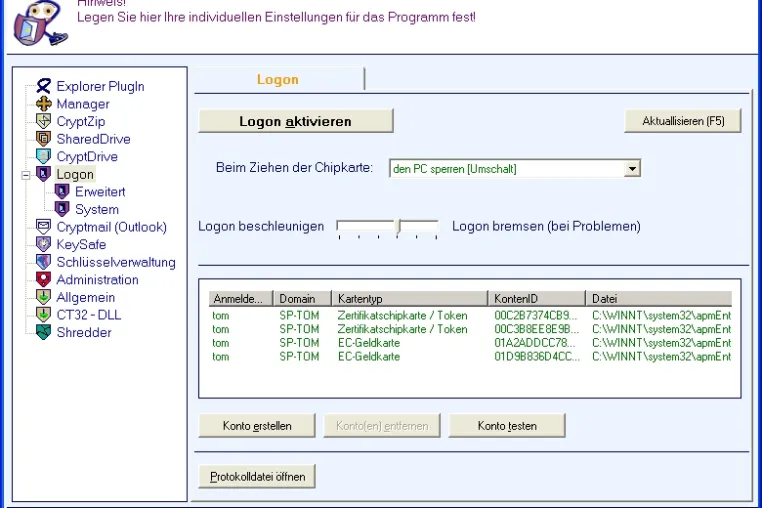 Bild: abylon LOGON: Sichern Sie Ihren Rechner mit der EC-Karte
