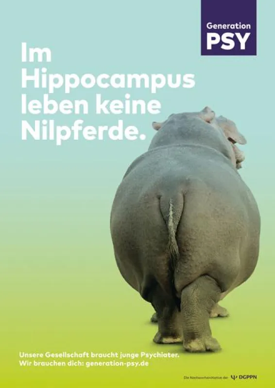 Das Motiv der neuen Kampagne (DGPPN)