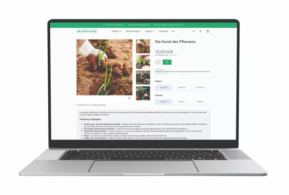 Bild: eCommerce-Komplettlösung ALZURA Flowers bietet praktische Tools für Gärtnereien an
