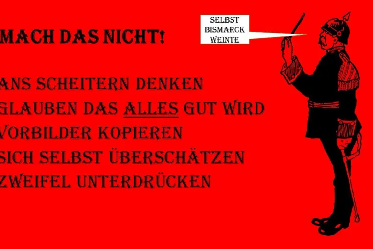 Bild: Selbst Bismarck weinte