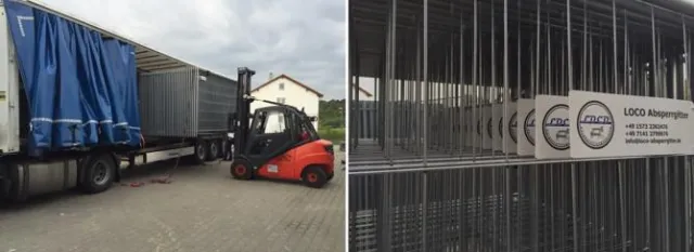 Bild: LOCO Mietparkerweiterung Mobilzaun / Bauzaun