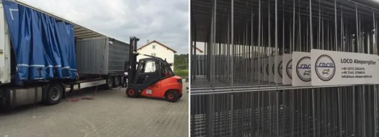 Bild: LOCO Mietparkerweiterung Mobilzaun / Bauzaun