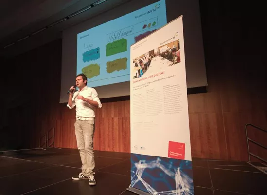 Reale und digitale Netzwerke für das Älter werden im Quartier: Transferkonferenz mit Beteiligung von QuinScape Bild: Reale und digitale Netzwerke für das Älter werden im Quartier: Transferkonferenz mit Beteiligung von QuinScape