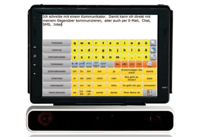 Bild: SeeTech® Augensteuerung als Systemmodul auf der Rehacare 2009