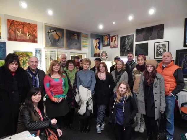 Bild: Mit der Kunstausstellung ,,ARTstart" ins neue Kunstjahr 2014