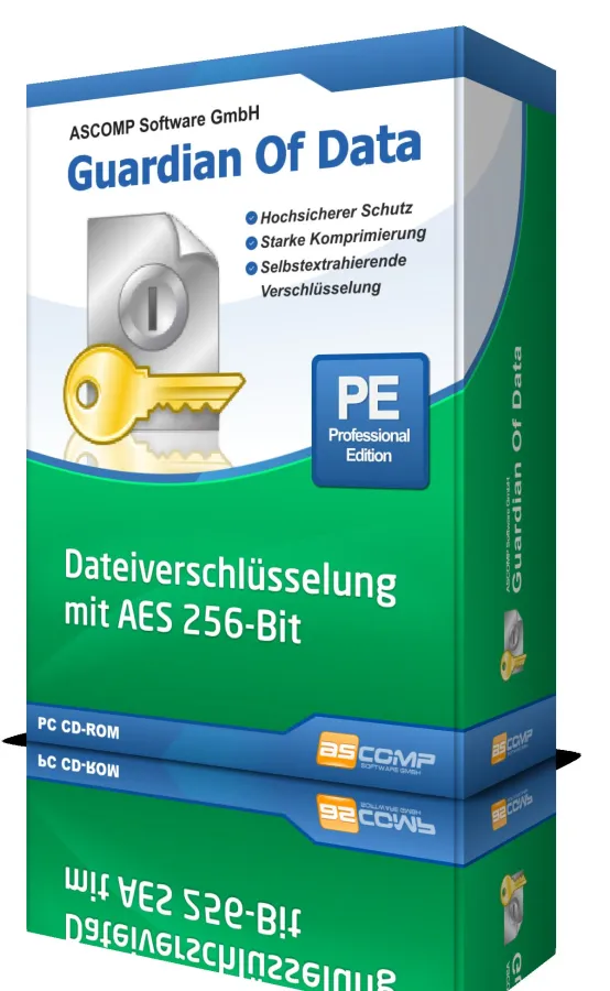 ASCOMP Guardian Of Data: Dateiverschlüsselung für Windows