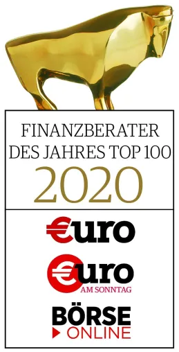 „Finanzberater des Jahres 2020“: VZ VermögensZentrum erneut ausgezeichnet Bild: „Finanzberater des Jahres 2020“: VZ VermögensZentrum erneut ausgezeichnet