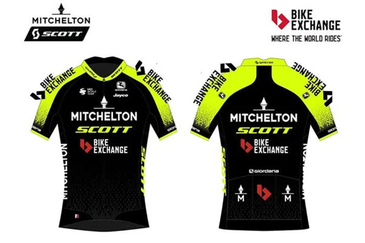 Bild: BikeExchange wieder Trikotsponsor von Mitchelton-SCOTT bei der Tour de France 2020