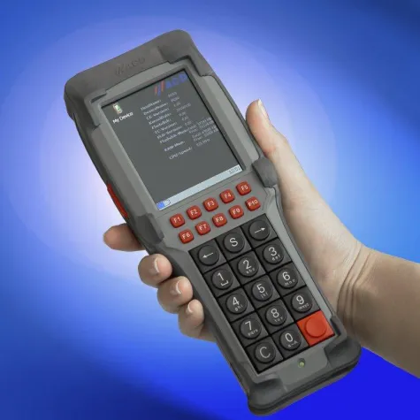 Bild: Mobile Datenerfassung: Gut geschütztes High Tech-Handheld