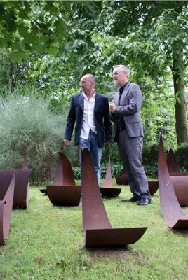 Bild: Fleckenstein-Werke beim Kulturforum Europa – Kunstobjekte für EU-Skulpturengarten