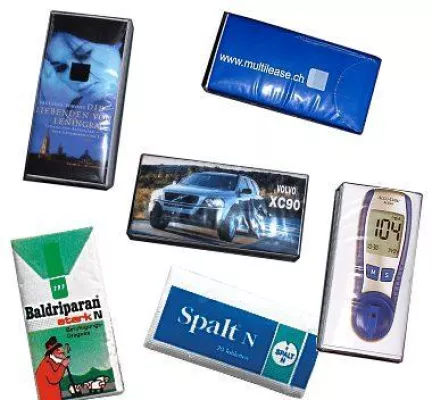 Bild: Werbeartikel Taschentücher mit mehr als 4-farbigem Logodruck