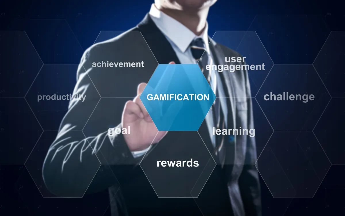 Gamification concept improves user engagement and motivation in business, marketing and education (© Adobe Stock/MyCreative #252759638)
