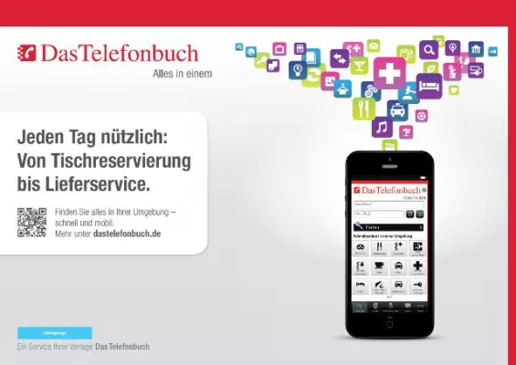 Neue Kampagne: "Das Telefonbuch - jeden Tag nützlich" Bild: Neue Kampagne: "Das Telefonbuch - jeden Tag nützlich"