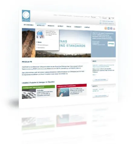 Bild: CADENAS präsentiert sich mit neuer Unternehmenswebseite