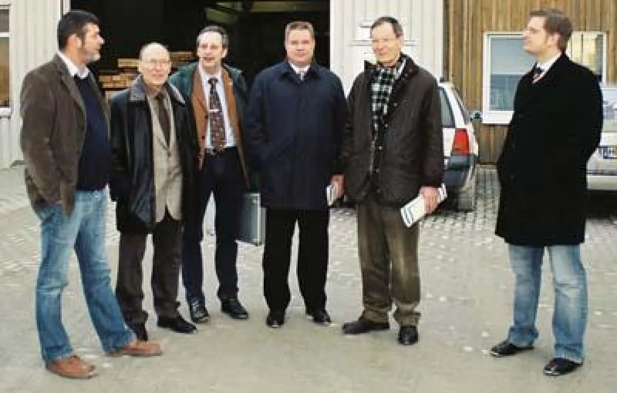 v.l.n.r.: Ehlert Stark, Heinz-Dieter-Eisermann, Rainer Metschke, Wittich Schobert, Johannes Diekmann und Jörg Hennigs (FIBAV)