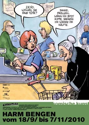 Bild: „Wollen Sie eine Tüte“ – Cartoons und Comics von HARM BENGEN