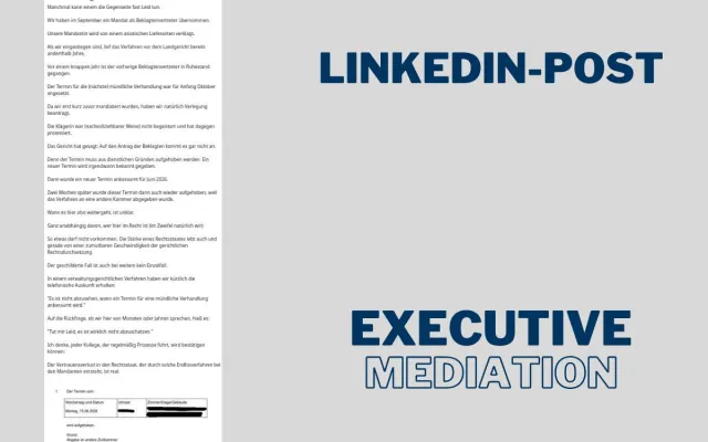 Bild: Justiz am Limit: Warum Wirtschaftsmediation für Unternehmen die strategisch bessere Wahl ist