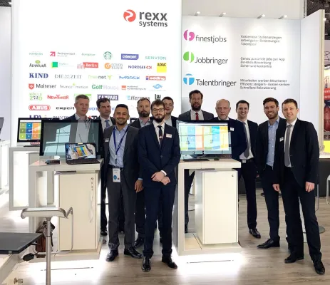 Bild: rexx systems mit Azubi-Management & der Verleihung des rexx Recruiting Awards auf der Zukunft Personal Europe