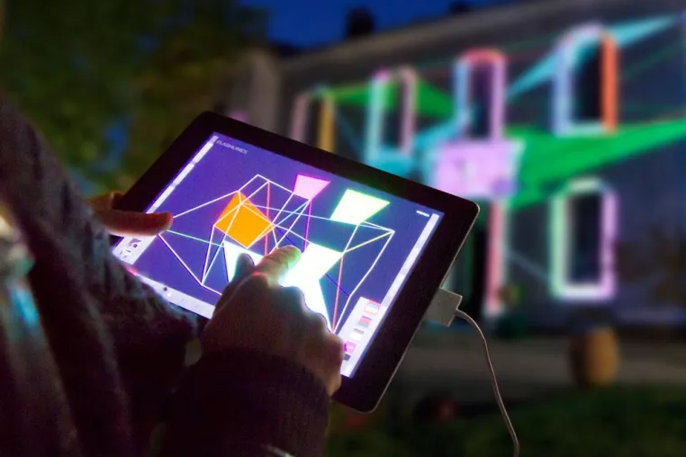 Bild: Flashlines - App für Projection Mapping startet als Crowdfunding