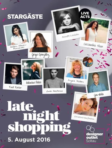 Bild: Late Night Shopping: jede Menge Stars und Charity im Designer Outlet Soltau