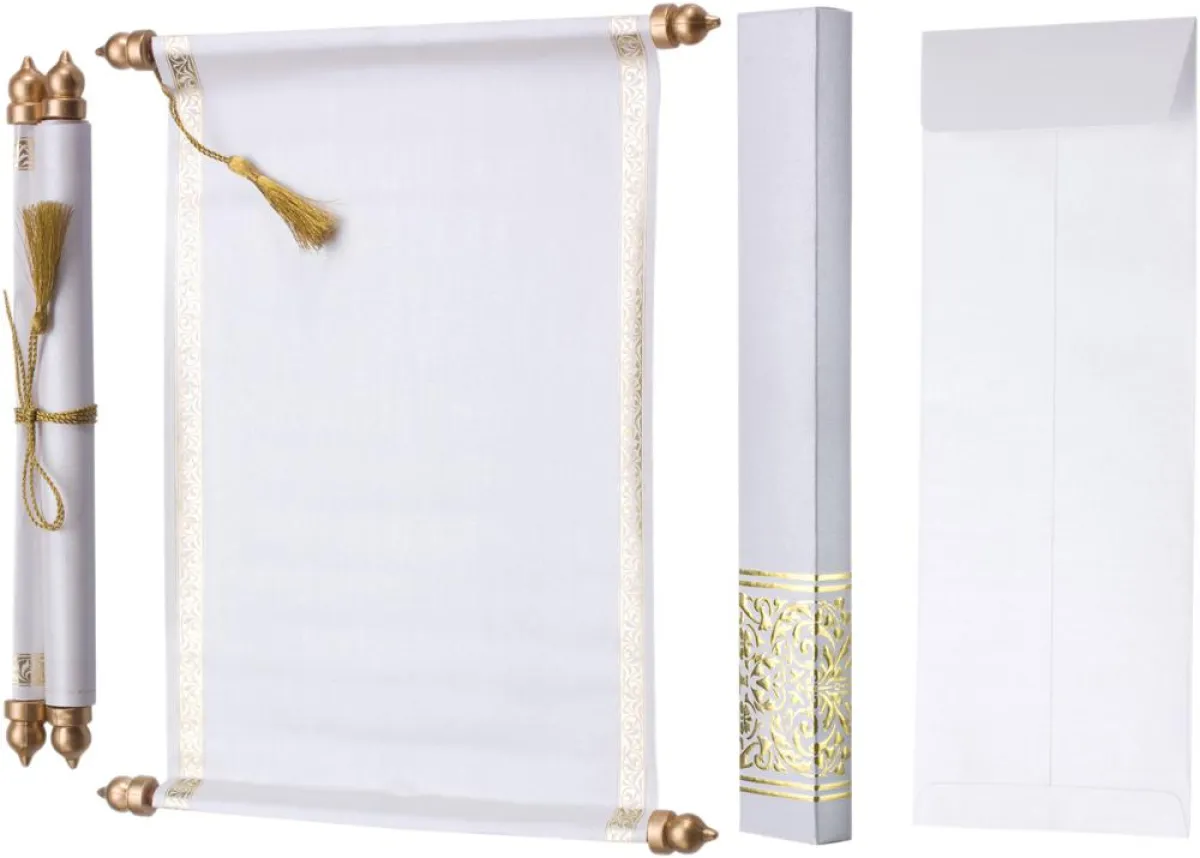 Do-it-yourself Hochzeitseinladungen und Schriftrollen