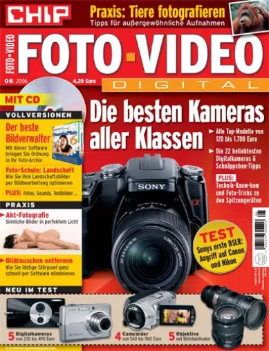 Aktuelle AWA 2006: CHIP FOTO-VIDEO digital ist größtes deutsches Fotomagazin Bild: Aktuelle AWA 2006: CHIP FOTO-VIDEO digital ist größtes deutsches Fotomagazin