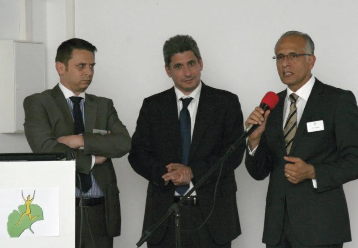 Herr Losonc, Dr. med Pflugmacher, Herr S. W. Wahisi