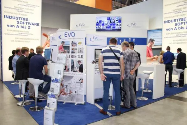 Bild: EVO Informationssysteme beeindruckte Besucher auf AMB in Stuttgart