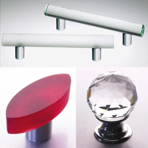 Bild: Schöbel Glas Möbelgriffe - bei der ZOW in Bad Salzuflen