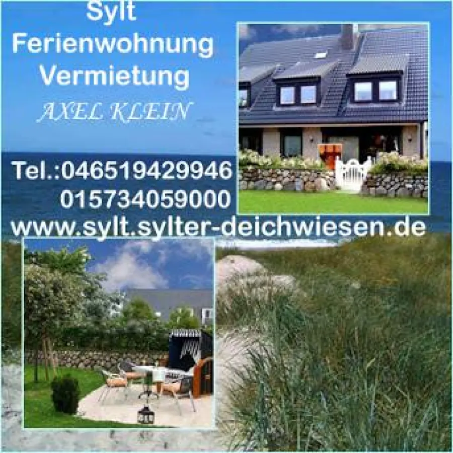 Sylt Ferienwohnung Vermietung - Axel Klein