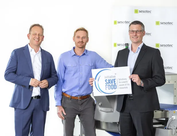 Bild: Sesotec ist Mitglied bei der Initiative „SAVE FOOD“