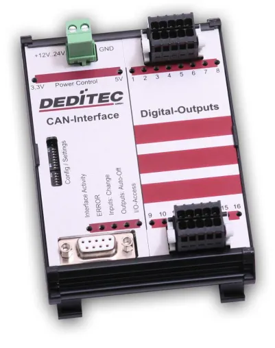 Bild: CAN-Modul mit 16 digitalen 24V-PWM-Ausgängen