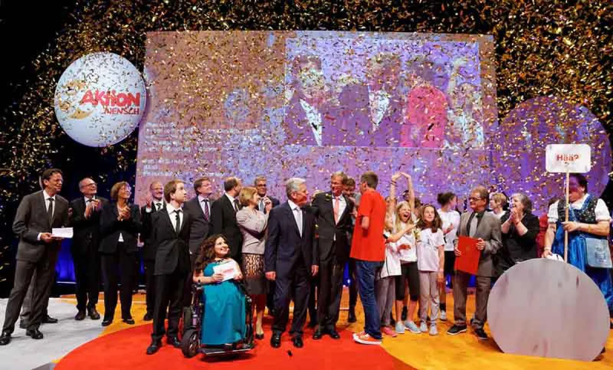 Jubiläumsveranstaltung in Berlin (Foto: Aktion Mensch, frei zur Veröffentlichung bei Namensnennung)